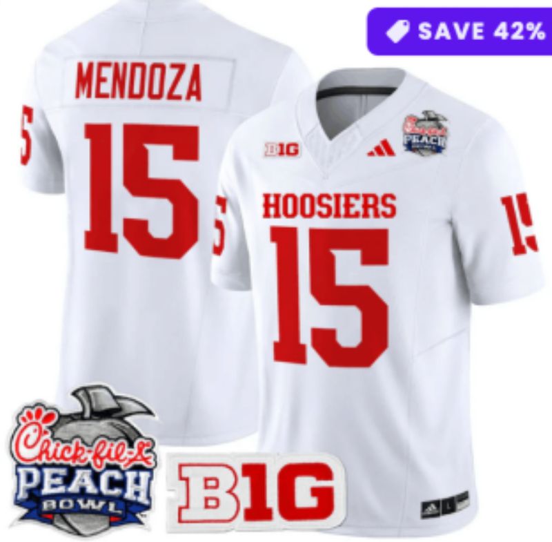 Men 2026 Ohio State Buckeyes #15 Mendoza White Nike Limited NCAA Jersey 071